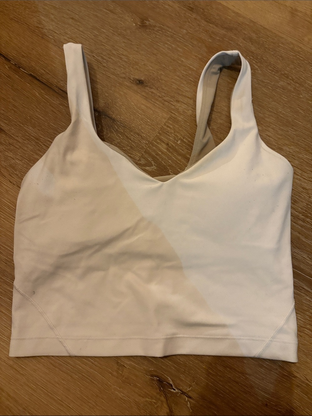 White lululemon align tank top